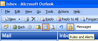 Rules icon on Advanced toolbar
