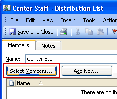 Select Members button 